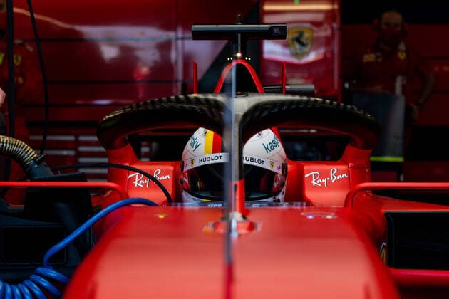 Motorsports: FIA Formula One World Championship, WM, Weltmeisterschaft 2020, Grand Prix of 70th Anniversary Motorsports: FIA Formula One World Championship 2020, Grand Prix of 70th Anniversary, 5 Sebastian Vettel (GER, Scuderia Ferrari Mission Winnow),