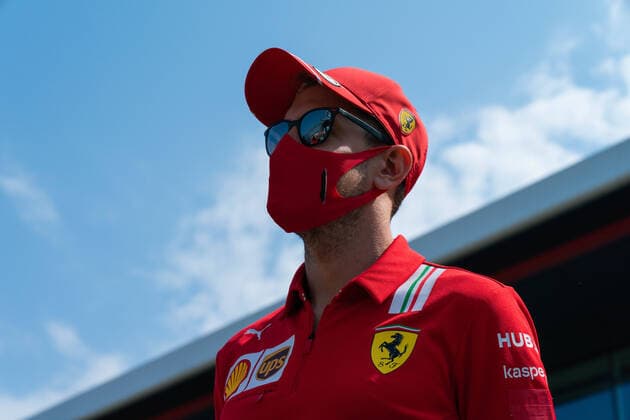 Motorsports: FIA Formula One World Championship, WM, Weltmeisterschaft 2020, Grand Prix of 70th Anniversary Motorsports: FIA Formula One World Championship 2020, Grand Prix of 70th Anniversary, 5 Sebastian Vettel (GER, Scuderia Ferrari Mission Winnow),
