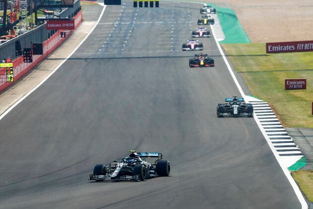 Motorsports: FIA Formula One World Championship, WM, Weltmeisterschaft 2020, Grand Prix of 70th Anniversary, 77 Valtteri Bottas (FIN, Mercedes-AMG Petronas Formula One Team), Silverstone Great Britain
