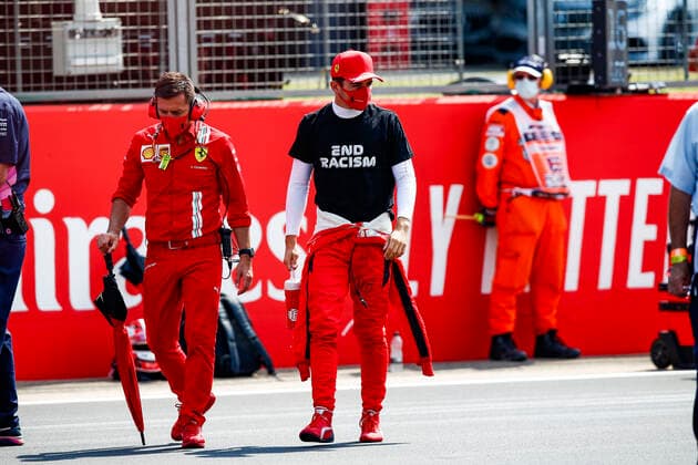 Motorsports: FIA Formula One World Championship, WM, Weltmeisterschaft 2020, Grand Prix of 70th Anniversary, 16 Charles Leclerc (MCO, Scuderia Ferrari Mission Winnow), Silverstone Great Britain