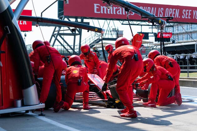 Motorsports: FIA Formula One World Championship, WM, Weltmeisterschaft 2020, Grand Prix of 70th Anniversary Motorsports: FIA Formula One World Championship 2020, Grand Prix of 70th Anniversary, 5 Sebastian Vettel (GER, Scuderia Ferrari Mission Winnow),