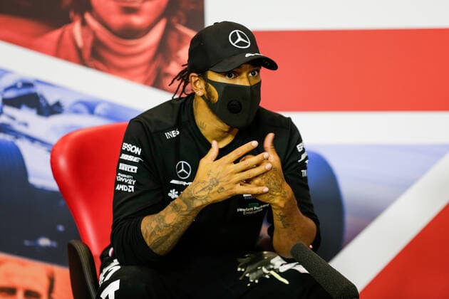 Motorsports: FIA Formula One World Championship, WM, Weltmeisterschaft 2020, Grand Prix of 70th Anniversary Motorsports: FIA Formula One World Championship 2020, Grand Prix of 70th Anniversary, 44 Lewis Hamilton (GBR, Mercedes-AMG Petronas Formula One Team),