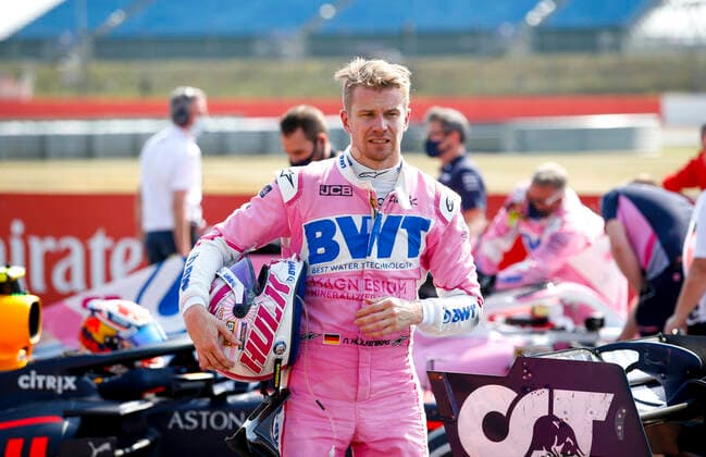 Motorsports: FIA Formula One World Championship, WM, Weltmeisterschaft 2020, Grand Prix of 70th Anniversary, 27 Nico Hulkenberg (GER, BWT Racing Point F1 Team), Silverstone Great Britain
