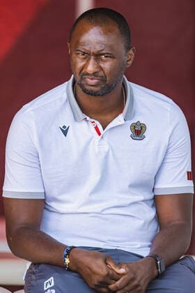 08.08.2020, Alois Latini Stadion, Zell am See, AUT, Testspiel, FC Red Bull Salzburg vs OGC Nizza, im Bild Trainer Patrick Vieira (OGC Nice) during the Friendly Football Match between FC Red Bull Salzburg and OGC Nizza at the Alois Latini Stadion, Zell am See, Austria on 2020 08 08. Zell am See