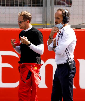Motorsports: FIA Formula One World Championship, WM, Weltmeisterschaft 2020, Grand Prix of 70th Anniversary, 5 Sebastian Vettel (GER, Scuderia Ferrari Mission Winnow), Silverstone Great Britain