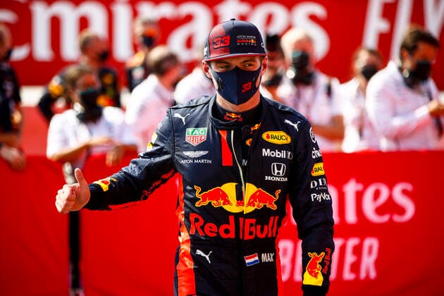 Motorsports: FIA Formula One World Championship, WM, Weltmeisterschaft 2020, Grand Prix of 70th Anniversary Motorsports: FIA Formula One World Championship 2020, Grand Prix of 70th Anniversary, 33 Max Verstappen (NLD, Aston Martin Red Bull Racing),