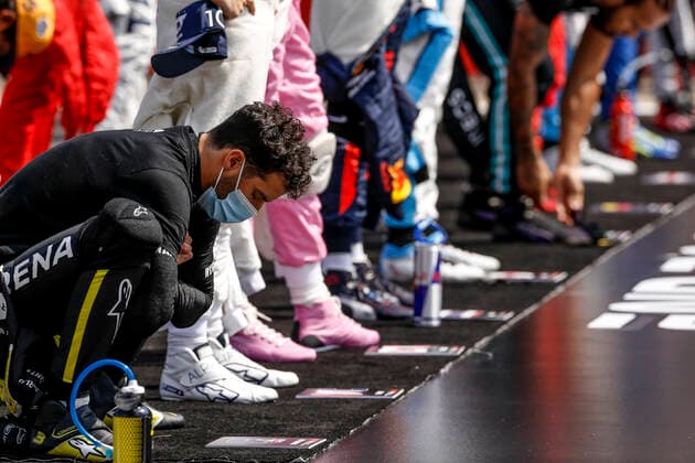 Motorsports: FIA Formula One World Championship, WM, Weltmeisterschaft 2020, Grand Prix of 70th Anniversary, 3 Daniel Ricciardo (AUS, Renault DP World F1 Team), Silverstone Great Britain