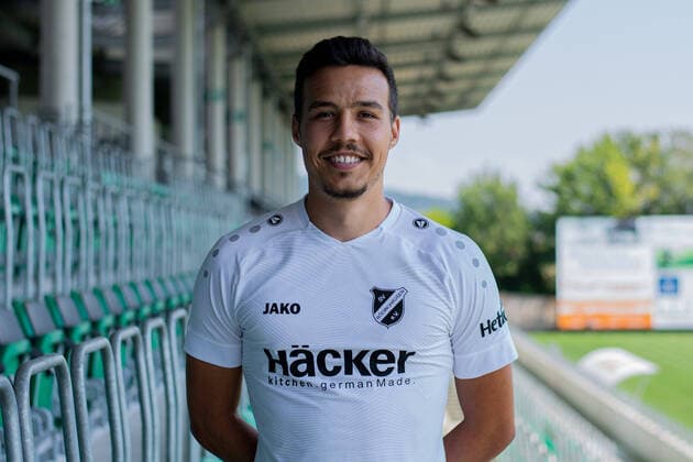 10.08.2020 - Fußball, Regionalliga West, 2020 2021, Porträttermin SV Rödinghausen: Nico Buckmaier. Rödinghausen Nordrhein-Westfalen Deutschland Häcker Wiehenstadion