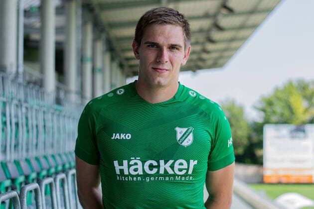 10.08.2020 - Fußball, Regionalliga West, 2020 2021, Porträttermin SV Rödinghausen: Marcel Sebald. Rödinghausen Nordrhein-Westfalen Deutschland Häcker Wiehenstadion