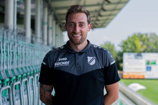 10.08.2020 - Fußball, Regionalliga West, 2020 2021, Porträttermin SV Rödinghausen: Tobias Beine (Athletiktrainer). Rödinghausen Nordrhein-Westfalen Deutschland Häcker Wiehenstadion