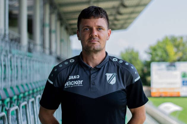 10.08.2020 - Fußball, Regionalliga West, 2020 2021, Porträttermin SV Rödinghausen: Dennis Freund (Co-Trainer). Rödinghausen Nordrhein-Westfalen Deutschland Häcker Wiehenstadion