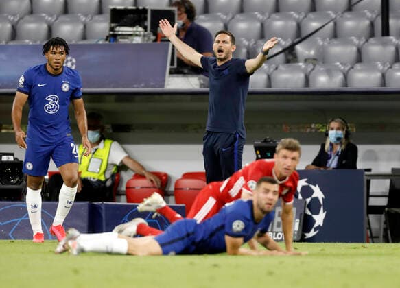 FC Bayern Muenchen - Chelsea FC München , Deutschland, 08.08.2020, UEFA Championsleague , Achtelfinal-Rueckspiel FC Bayern Muenchen - Chelsea FC Saison 2019 2020 Foto : Hans Rauchensteiner Foto Rauchensteiner Pool Nur für journalistische Zwecke ! Only for editorial use ! UEFA CL regulations prohibit any use of photographs as image sequences and or quasi-video . Abdruck honorarpflichtig, Copyright by Foto RAUCHENSTEINER, - , D München Allianzarena , Allianz Arena , Allianz-Arena , Allianz Arena Bayern Deutschland