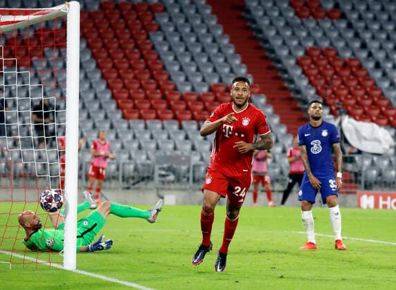 FC Bayern Muenchen - Chelsea FC München , Deutschland, 08.08.2020, UEFA Championsleague , Achtelfinal-Rueckspiel FC Bayern Muenchen - Chelsea FC Saison 2019 2020 Foto : Hans Rauchensteiner Foto Rauchensteiner Pool Nur für journalistische Zwecke ! Only for editorial use ! UEFA CL regulations prohibit any use of photographs as image sequences and or quasi-video . Abdruck honorarpflichtig, Copyright by Foto RAUCHENSTEINER, - , D München Allianzarena , Allianz Arena , Allianz-Arena , Allianz Arena Bayern Deutschland