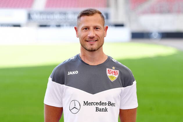FUSSBALL 1. BUNDESLIGA SAISON 2020 2021 10.08.2020 Fototermin beim VfB Stuttgart Videoanalyst Michael Kammermeyer; VfB Stuttgart