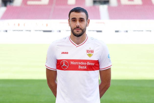 FUSSBALL 1. BUNDESLIGA SAISON 2020 2021 10.08.2020 Fototermin beim VfB Stuttgart Hamadi Al Ghaddioui; VfB Stuttgart