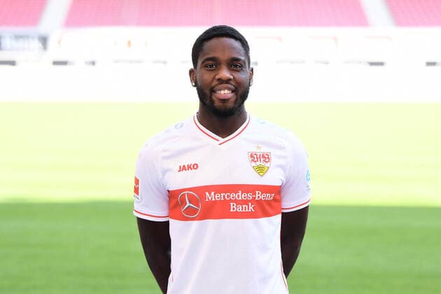 FUSSBALL 1. BUNDESLIGA SAISON 2020 2021 10.08.2020 Fototermin beim VfB Stuttgart Orel Mangala; VfB Stuttgart