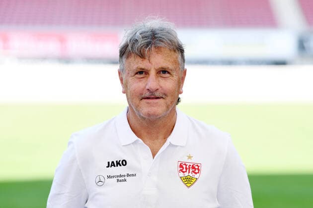 FUSSBALL 1. BUNDESLIGA SAISON 2020 2021 10.08.2020 Fototermin beim VfB Stuttgart Therapeut Gerhard Woern; VfB Stuttgart