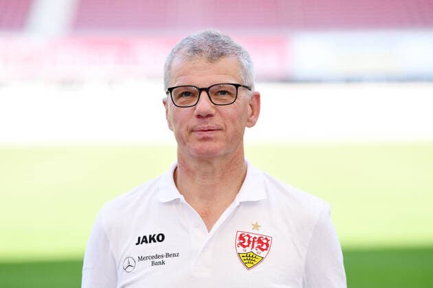 FUSSBALL 1. BUNDESLIGA SAISON 2020 2021 10.08.2020 Fototermin beim VfB Stuttgart Zeugwart Michael Meusch; VfB Stuttgart
