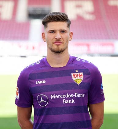 FUSSBALL 1. BUNDESLIGA SAISON 2020 2021 10.08.2020 Fototermin beim VfB Stuttgart Torwart Gregor Kobel; VfB Stuttgart