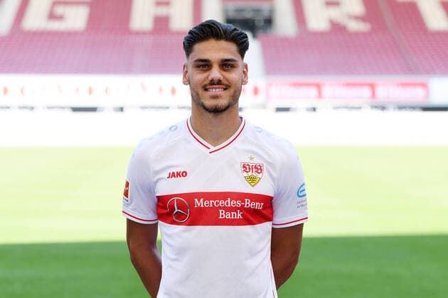 FUSSBALL 1. BUNDESLIGA SAISON 2020 2021 10.08.2020 Fototermin beim VfB Stuttgart Konstantinos Mavropanos; VfB Stuttgart