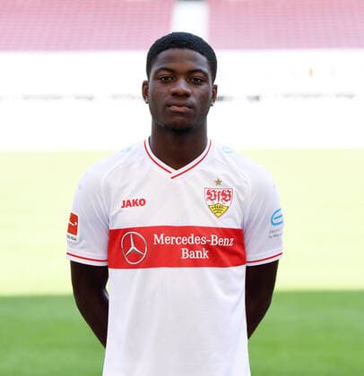 FUSSBALL 1. BUNDESLIGA SAISON 2020 2021 10.08.2020 Fototermin beim VfB Stuttgart Clinton Mola; VfB Stuttgart
