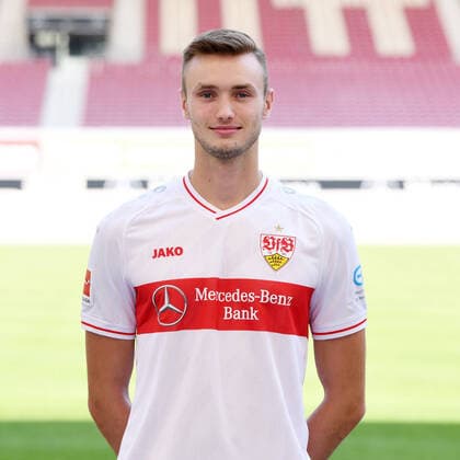 FUSSBALL 1. BUNDESLIGA SAISON 2020 2021 10.08.2020 Fototermin beim VfB Stuttgart Sasa Kalajdzic; VfB Stuttgart