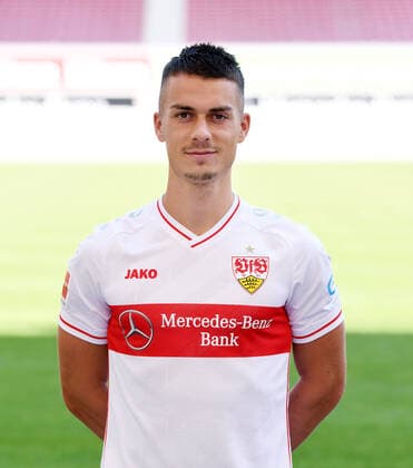 FUSSBALL 1. BUNDESLIGA SAISON 2020 2021 10.08.2020 Fototermin beim VfB Stuttgart Erik Thommy; VfB Stuttgart