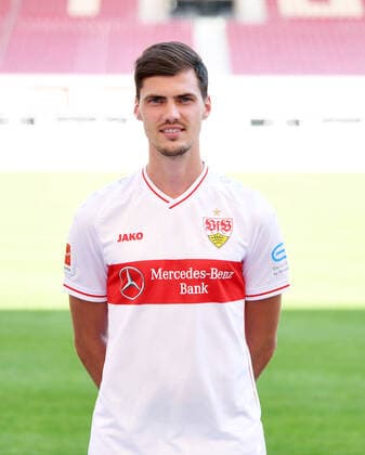 FUSSBALL 1. BUNDESLIGA SAISON 2020 2021 10.08.2020 Fototermin beim VfB Stuttgart Pascal Stenzel; VfB Stuttgart