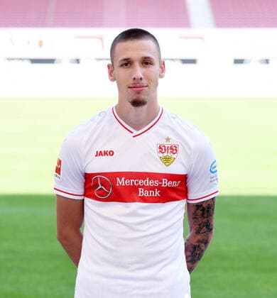 FUSSBALL 1. BUNDESLIGA SAISON 2020 2021 10.08.2020 Fototermin beim VfB Stuttgart Darko Churlinov; VfB Stuttgart