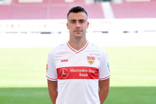 FUSSBALL 1. BUNDESLIGA SAISON 2020 2021 10.08.2020 Fototermin beim VfB Stuttgart Philipp Foerster; VfB Stuttgart