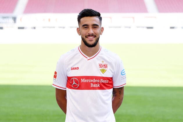 FUSSBALL 1. BUNDESLIGA SAISON 2020 2021 10.08.2020 Fototermin beim VfB Stuttgart Nicolas Gonzalez; VfB Stuttgart