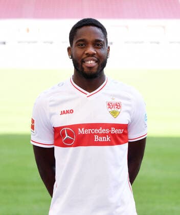 FUSSBALL 1. BUNDESLIGA SAISON 2020 2021 10.08.2020 Fototermin beim VfB Stuttgart Orel Mangala; VfB Stuttgart