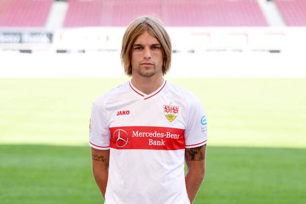 FUSSBALL 1. BUNDESLIGA SAISON 2020 2021 10.08.2020 Fototermin beim VfB Stuttgart Borna Sosa; VfB Stuttgart