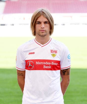 FUSSBALL 1. BUNDESLIGA SAISON 2020 2021 10.08.2020 Fototermin beim VfB Stuttgart Borna Sosa; VfB Stuttgart