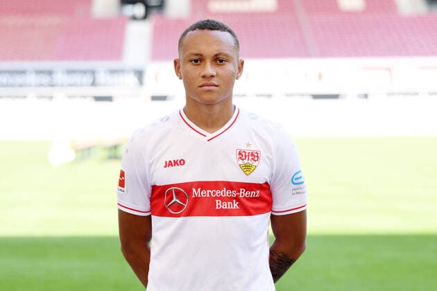 FUSSBALL 1. BUNDESLIGA SAISON 2020 2021 10.08.2020 Fototermin beim VfB Stuttgart Roberto Massimo; VfB Stuttgart