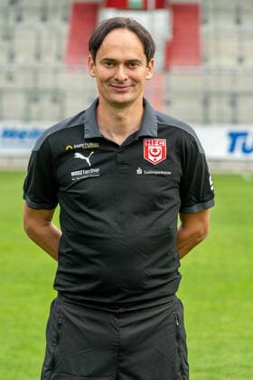 Sport Themen der Woche KW33 Sport Bilder des Tages Florian Schnorrenberg (Chef-Trainer, HFC); HFC Hallescher Fussballclub e.V; 3.Liga, Porträttermin 2020 2021, Halle Saale Sachsen-Anhalt Deutschland