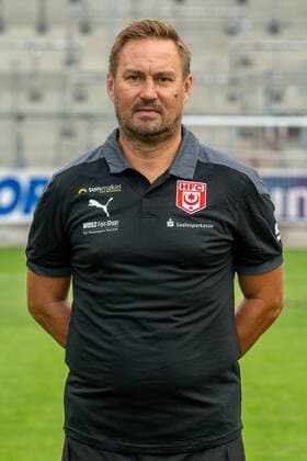 Mario Nickeleit (Teamleiter); HFC Hallescher Fussballclub e.V; 3.Liga, Porträttermin 2020 2021, Halle Saale Sachsen-Anhalt Deutschland