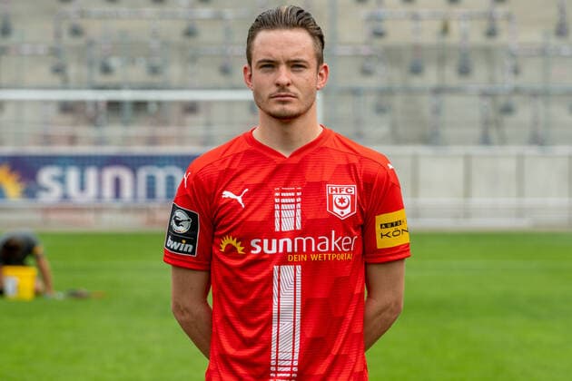 Niklas Kastenhofer (HFC); HFC Hallescher Fussballclub e.V; 3.Liga, Porträttermin 2020 2021, Halle Saale Sachsen-Anhalt Deutschland