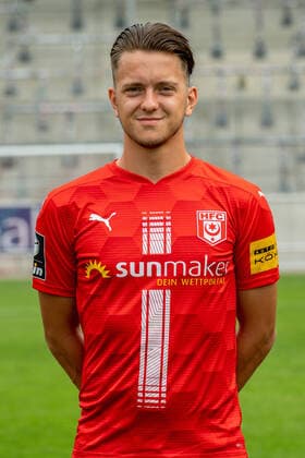 Jannes Vollert (HFC); HFC Hallescher Fussballclub e.V; 3.Liga, Porträttermin 2020 2021, Halle Saale Sachsen-Anhalt Deutschland