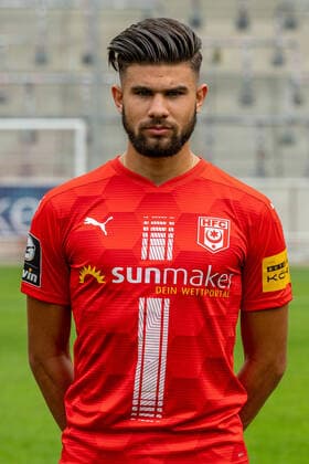 Antonios Papadopoulos (HFC); HFC Hallescher Fussballclub e.V; 3.Liga, Porträttermin 2020 2021, Halle Saale Sachsen-Anhalt Deutschland