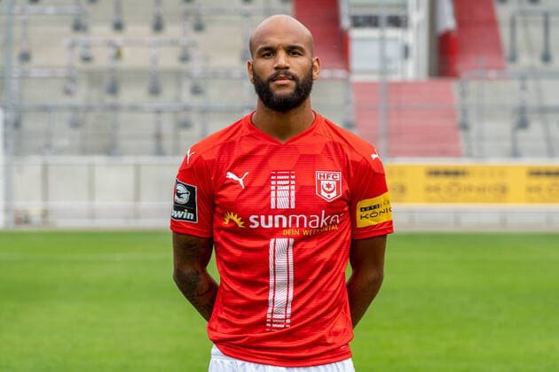 Terrence Boyd (HFC); HFC Hallescher Fussballclub e.V; 3.Liga, Porträttermin 2020 2021, Halle Saale Sachsen-Anhalt Deutschland