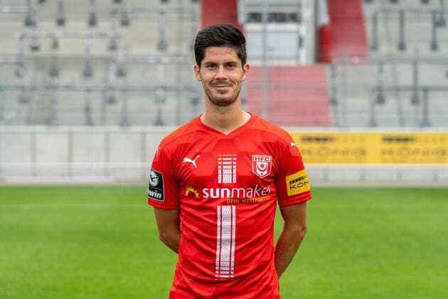 Dennis Mast (HFC); HFC Hallescher Fussballclub e.V; 3.Liga, Porträttermin 2020 2021, Halle Saale Sachsen-Anhalt Deutschland
