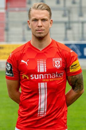 Janek Sternberg (HFC); HFC Hallescher Fussballclub e.V; 3.Liga, Porträttermin 2020 2021, Halle Saale Sachsen-Anhalt Deutschland