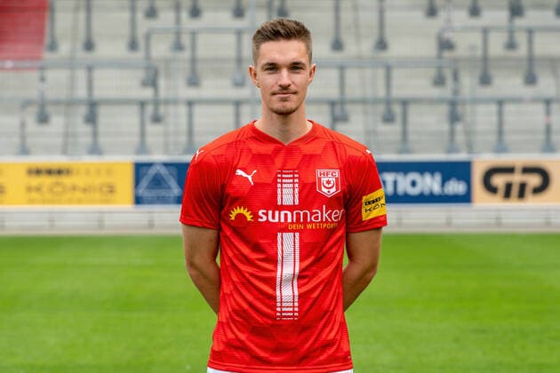 Sören Reddemann (HFC); HFC Hallescher Fussballclub e.V; 3.Liga, Porträttermin 2020 2021, Halle Saale Sachsen-Anhalt Deutschland