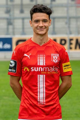Niklas Landgraf (HFC); HFC Hallescher Fussballclub e.V; 3.Liga, Porträttermin 2020 2021, Halle Saale Sachsen-Anhalt Deutschland