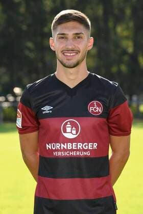 13.08.2020 - 1. FC Nuernberg FCN Club - Saison 2020 2021 - Fototermin Porträttermin - - Adam Gnezda Cerin (16, 1. FC Nürnberg FCN ) Einzelbild Einzelfoto Portrait Porträt Kopfbild