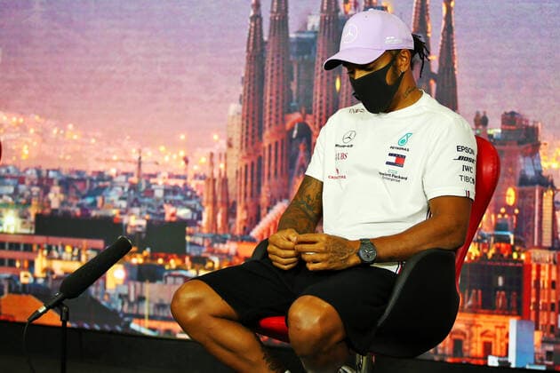 Motorsports: FIA Formula One World Championship, WM, Weltmeisterschaft 2020, Grand Prix of Spain Motorsports: FIA Formula One World Championship 2020, Grand Prix of Spain, 44 Lewis Hamilton (GBR, Mercedes-AMG Petronas Formula One Team),