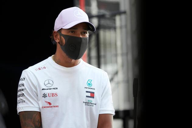 Motorsports: FIA Formula One World Championship, WM, Weltmeisterschaft 2020, Grand Prix of Spain Motorsports: FIA Formula One World Championship 2020, Grand Prix of Spain, 44 Lewis Hamilton (GBR, Mercedes-AMG Petronas Formula One Team),