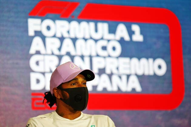 Motorsports: FIA Formula One World Championship, WM, Weltmeisterschaft 2020, Grand Prix of Spain Motorsports: FIA Formula One World Championship 2020, Grand Prix of Spain, 44 Lewis Hamilton (GBR, Mercedes-AMG Petronas Formula One Team),
