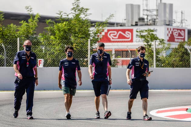 Motorsports: FIA Formula One World Championship, WM, Weltmeisterschaft 2020, Grand Prix of Spain, 11 Sergio Perez (MEX, BWT Racing Point F1 Team), Barcelona Spain